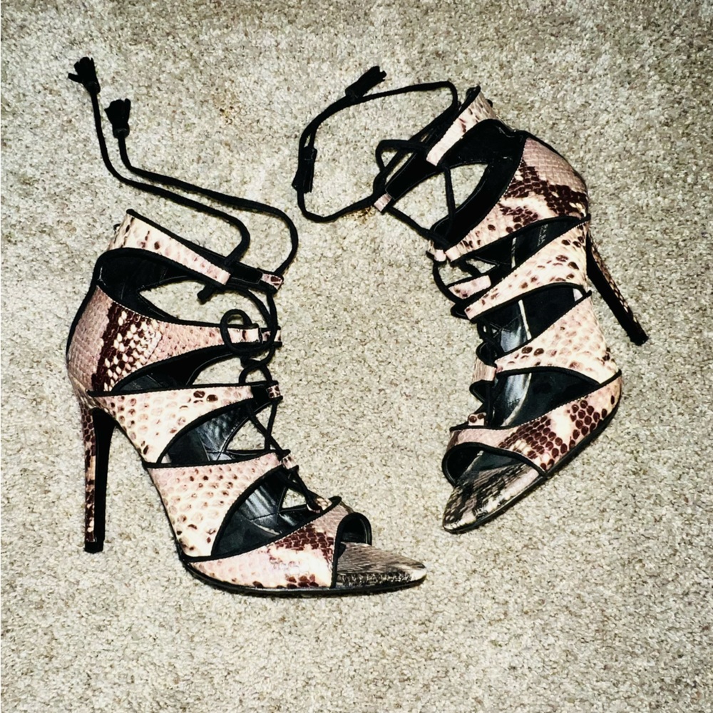 Zara Snake Skin Heel